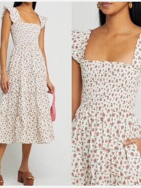 o.p.t Calypso Dress in Pink Floral size XS